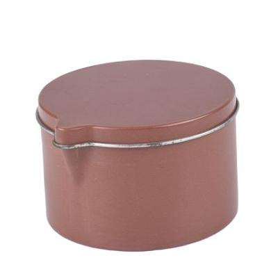 China Metallzinnblech-Kerzen-Tin Can With Lid And-Tülle Soem-ODM des Gold8oz zu verkaufen