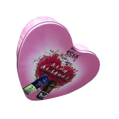 China Großes Herz-Form-Schokoladen-Geschenk Tin Box Valentine Candy Tins zu verkaufen