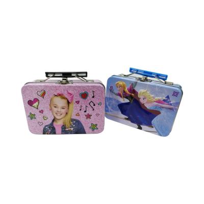 China Kundengebundenes Offsetdruck-Tin Lunch Boxes-Geschenkzinn-Kasten reizendes Kind druckte zu verkaufen