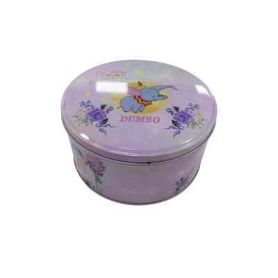 Chine Biscuit Tin Container de Tin Containers 150*85mm de rond de cru d'OIN à vendre