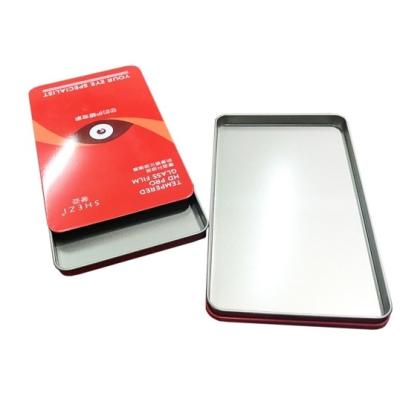 China Leeres gleitendes Tin Rectangular Tin Box For-Schirm-schützender Film-Verpacken zu verkaufen