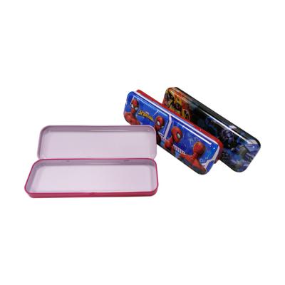 Chine Impression rectangulaire de Tin Pencil Box Offset CMYK en métal de cru pour l'emballage de cadeau à vendre