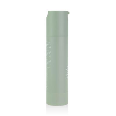 China 30ml 50ml 100ml Cosmetic Airless Pump Bottle Green Lotion Bottle Portable Luxury for sale