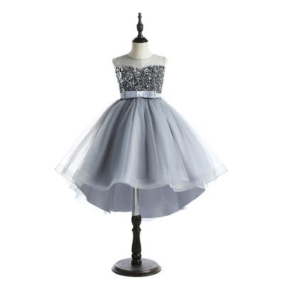 China MENGQIAIsequin princess breathable dress for children 2021 new lace skirt dress for children wedding princess dress MQA8006 for sale