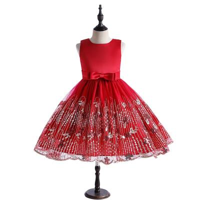 China Washable girls autumn and winter 2021 new foreign high-end princess girl skirt of all season children's wear for sale