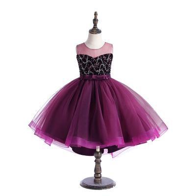 China MENGQIAI NewDress MQA8001 Washable Sequin Princess Dress Children's Bridesmaid Dress 2021 Wedding Dress for sale