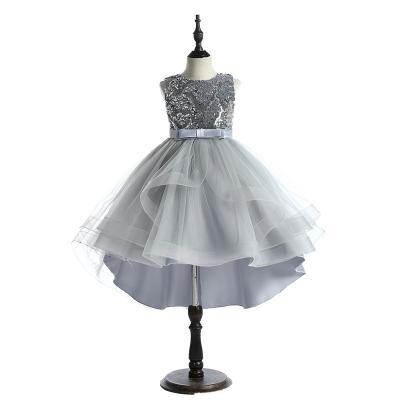 China MENGQIAI 2021 Washable New Little Princess Dress Gorgeous Sequin Girl's Party Dress Children's Wedding Dress MQA8007 for sale