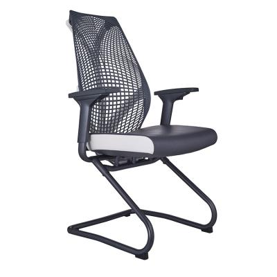 China Wholesale (Height)Adjustable Factory Price Swivel High Back Ergonomic Mesh Visitor Office Chairs For Meeting Room Furniture for sale