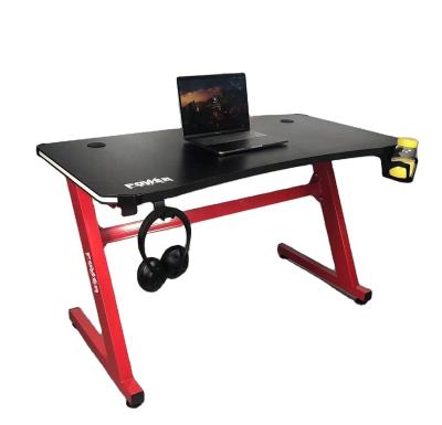 China (Size) Kilosit Internet Cafe Black Steel Sight RGB Gaming PC Desk Adjustable Computer Table for sale