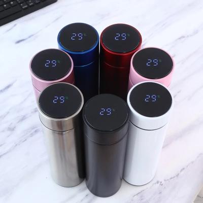 China 2021 Sustainable Products Eco-Friendly Smart Thermos Hot Cold Vacuum Flask for sale