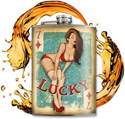 China Best Seller Luxury Stainless Steel Personalized 6 Ounce Hip Flask for sale