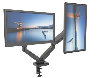 China (Size) Economic Adjustable Dual Monitor Fender Monitor Desk Mounts For Computer Monitor for sale