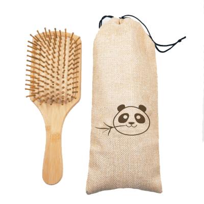 China 2021 Factory Amazon Bamboo Hair Brush Long Handle Comb Cushion Wooden Bamboo Paddle Wholesale Eco-Friendly Waterproof Reusable Massage for sale