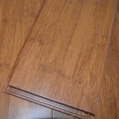 China Rustic Strand Woven High Density Matte Click-Lock Bamboo Flooring For Indoor for sale