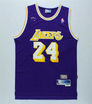 China Kobe Bryant Western Conference Classics Authentic N.B. Basketball Uniform Tank Top #24 Los Angeles Laker s USA Anti-UV Tank Tops for sale