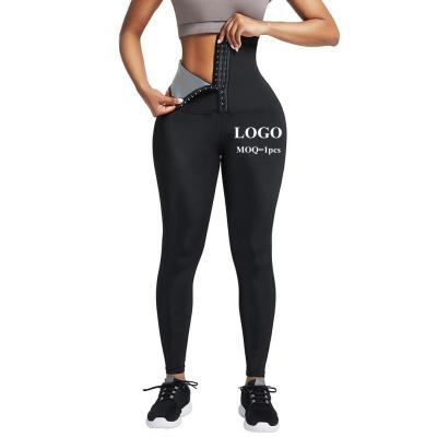 China OEM Windproof Gamaschen Belt Abdomen Fitness Pants Women Crac! crack! Bum Training Buttocks Sports Ins Shapewear Yoga Pants Sweating Leggings for sale