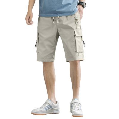 China QUICK DRY Loose Casual Men's Cotton Straight Cargo Shorts Shorts Summer Sweat Shorts Cotton Cargo Six Pockets Working Custom Printed Short Pants for sale