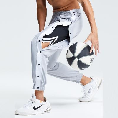 China Factory Supply Bargain Price Breathable Colorful 100% Polyester Loose Breasted Sports Pants Basketball Training Pants Wide Leg Pants for sale