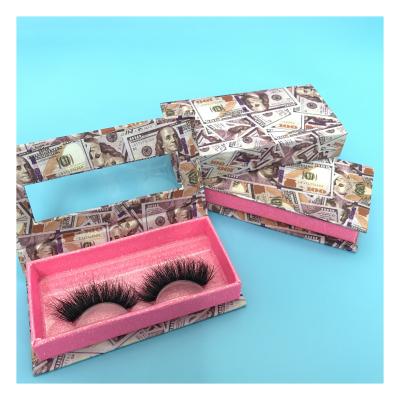 China Hot Selling Soft Faux Mink Lashes New Styles 7d 30mm Mink Eyelash Box 5d Fluffy Mink Eyelashes Custom Made for sale