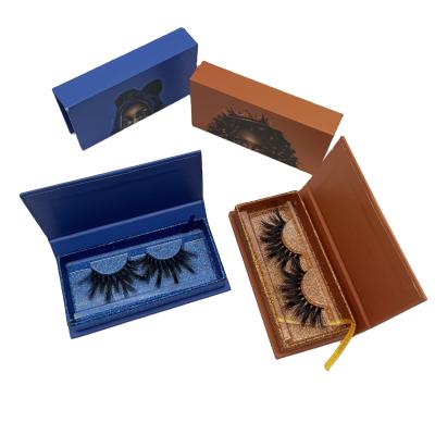 China 25MM Real Recyclable Wholesale Handmade Women 3D Mink Eyelashes Packaging Boxes For for sale