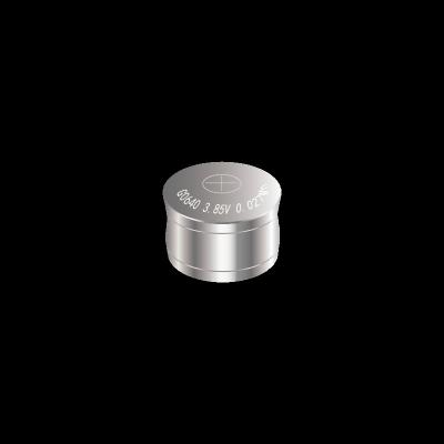 China Toys G0640 3.85V 8mAh Rechargeable Hearing Aid Li-ion Stainless Steel Coin Button Battery for sale