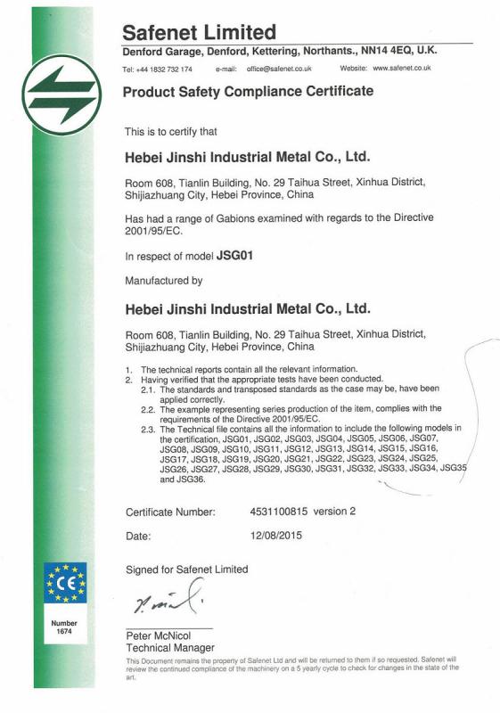 CE - Hebei Jinshi Industrial Metal Co., Ltd.