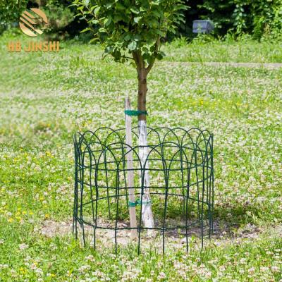 China Easily Assembled Green Blade Green PVC Coated Border Barrier Heavy Duty Garden Fencing for sale