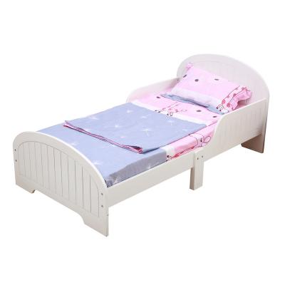 China High Quality Stocked Kids Beds For 140x70cm Mattress MDF Kids Bed Single Bed Stylish White Girls Indoor Furniture for sale