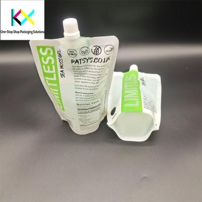 China Digital Printing High Barrier Recyclable Spout Pouches With 9.6mm Spout for sale