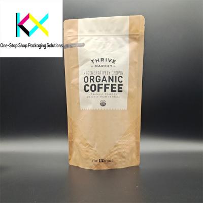 中国 250g 500g 1kg Coffee Packaging Pouches Stand Up Zipper Plastic Coffee Bags 販売のため