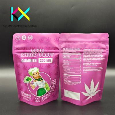 China Customized Dry Food Packaging Bags Digital Printing Pouch With Baby-proof Ziplock for sale