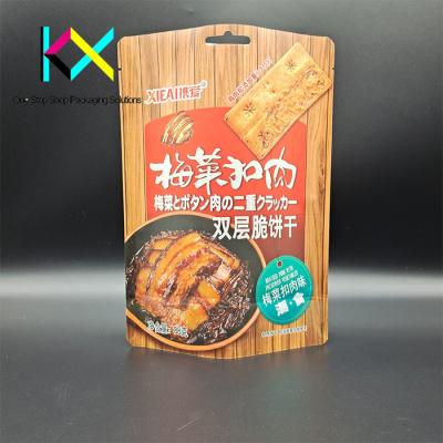 China BRC Custom Printed Resealable Food Bags Laminated Foil Snacks Packaging Pouches for sale