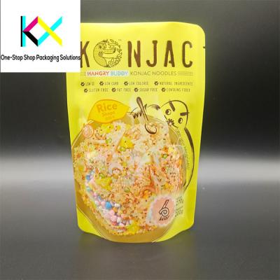 China Digital Printed Plastic Pouch Bags Snack Packaging Stand Up Bag With Zipper for sale