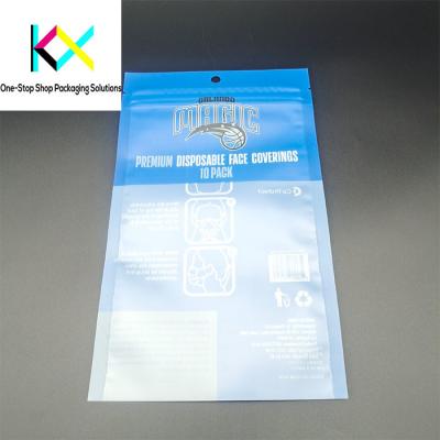 China Customization Medical Mask Products Packaging Pouches Up To 11 Colors for sale