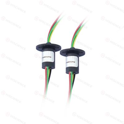 Cina Trasmettere Ethernet Slip Ring Capsule 6 Circuiti 2A Anelli elettrici in vendita