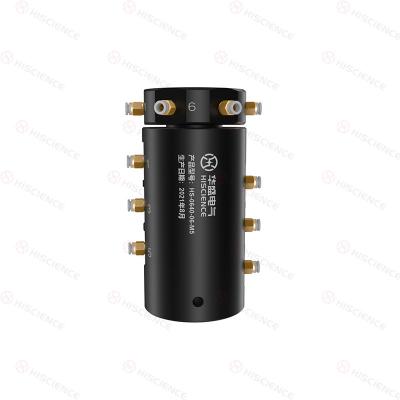 China HVAC-systemen Rotary Union Pneumatic Rotary Hydraulic Joint 6 Circuits M5 Ports Te koop