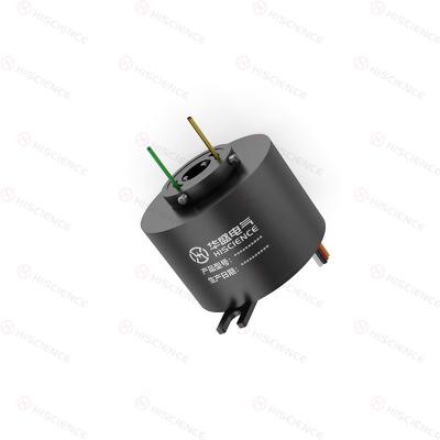 China 0-200RPM Conector eléctrico giratorio anillo de deslizamiento diseño de agujero tamaño 12.7mm en venta