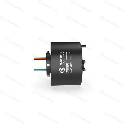 China 380V Through Bore Slip Rings Manufacturers 8 Circuits Signal 1 Circuits Shielded for sale