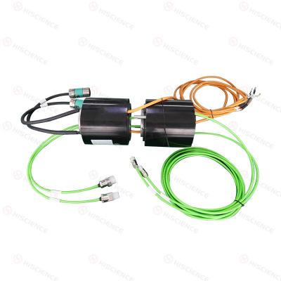 China 100M Network Signal Slip Ring 10A 6 Circuit Slip Ring fabrikanten Te koop