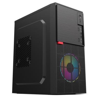 China Desktop Computer Case and Custom Tower MATX/ITX Motherboard Gaming CPU Cabinet PC Case for sale