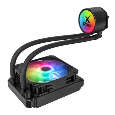 China Computer Case 120MM Fixed Color ARGB Fan CPU Liquid Cooler By Strong Computer Case Gaming Cooling Water For CPU for sale