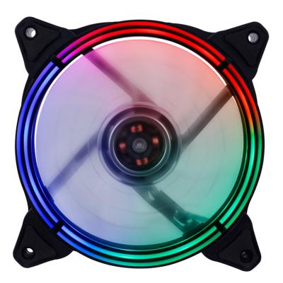 China Aluminum Computer Case RX-126 Controller Remote 4 Pin Connector Radiator RGB/Argb/Fixed Color CPU Fan Case Fans For Computer Case for sale