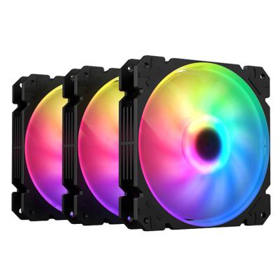 China Computer Case RX-124 12Series 450MM RGB ARGB Fixed Color Controller Remote Computer Cpu Case Fan CPU Fan For Gaming Case PC for sale