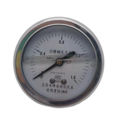 China Gas / Water / Oil Pressure Gauge Liquid Filled For Mechanical / Oil Widely Use In Industry for sale