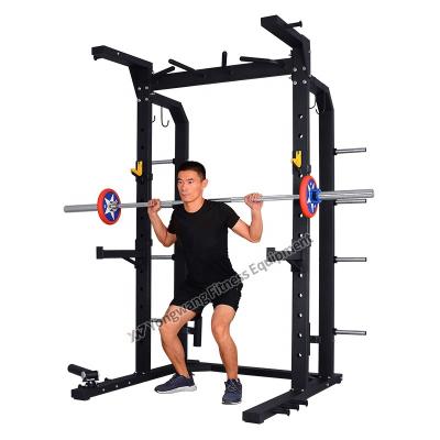 China Indoor Commercial Multi Power Rack Gym Machine Heavy Duty Power Cages Squat Rack with J Hook Fitness Gym Equipment for sale