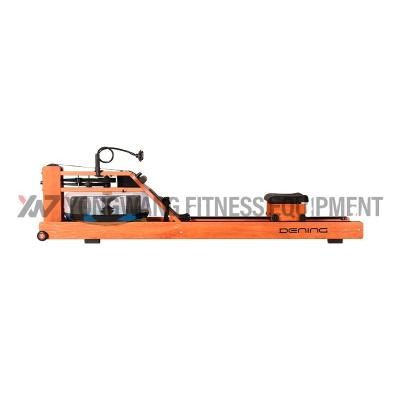 China YW-1404B Modern Wholesale Commercial Folding Double Track Wooden Water Tank Resistance Rowing Machine Smart Rowing Machine for sale