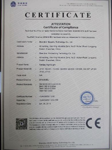 CE - Shenzhen Equantu Technology Co., Ltd.