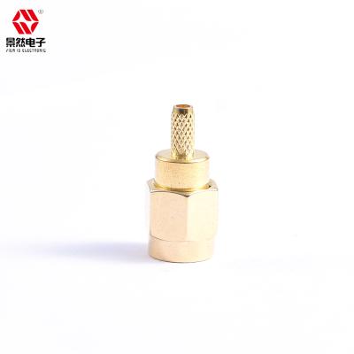 China 50Î © Sell ​​6GHZ SMA Connector 50ohm Plug Crimp LMR100 High Frequency Straight SMA Male RF Coaxial Connector for sale