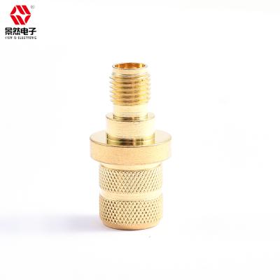 China 50Î © Sell ​​High Quality SMA Straight Jack 50ohm Gold Plated Crimp LMR400 CABLE SMA RF Female Coaxial Connector for sale