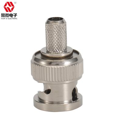 China audio & RG59 Male Straight BNC 75-4 3V-2V Video Connector 75 Ohm For CCTV SDI Video Surveillance BNC Video Connector for sale